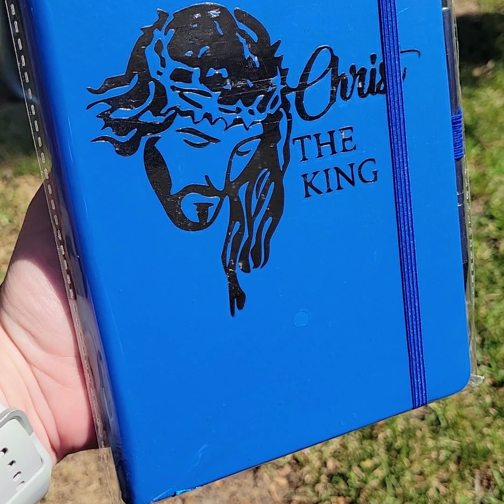 Blue 'Christ the King' Journal